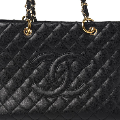 Chanel Caviar Quilted Grand Shopping Tote GST Black 9 of 9