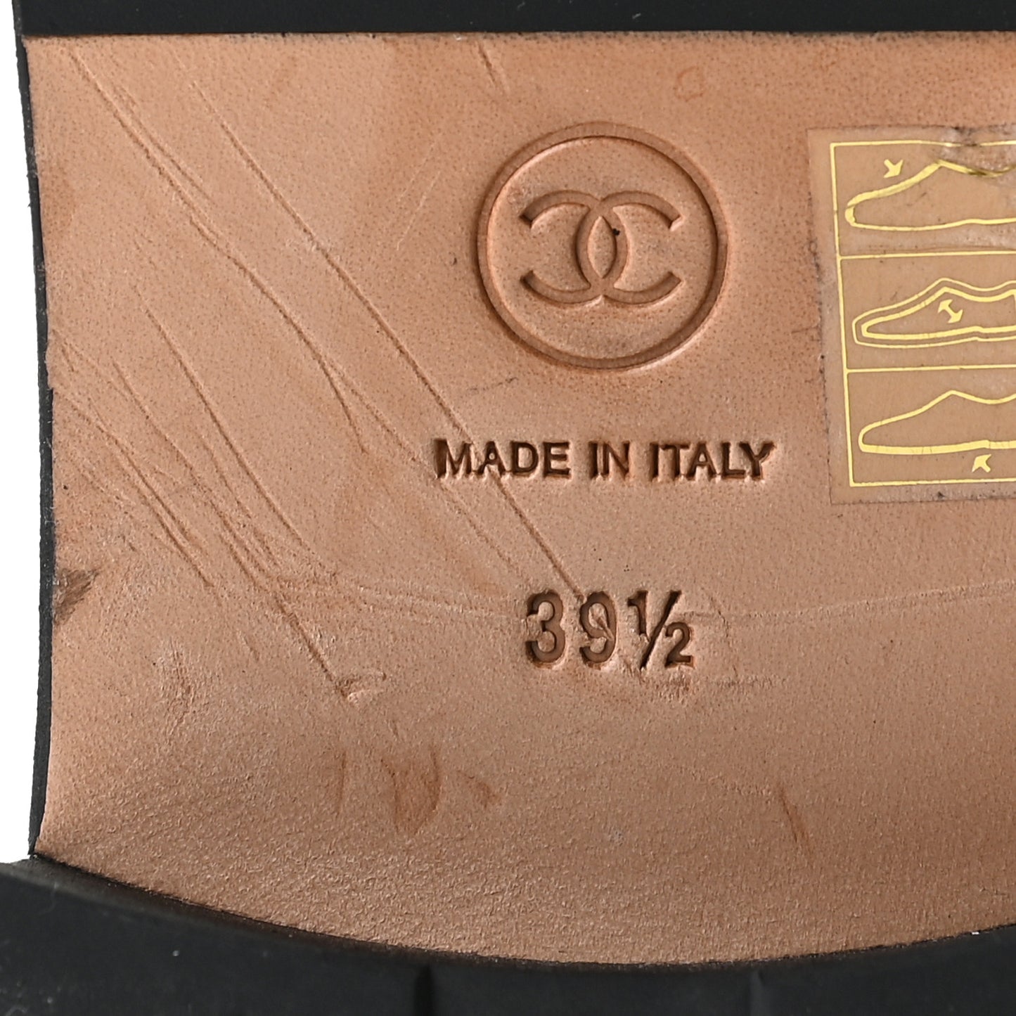 Calfskin Quilted Lace Up Combat Boots 39.5 Black