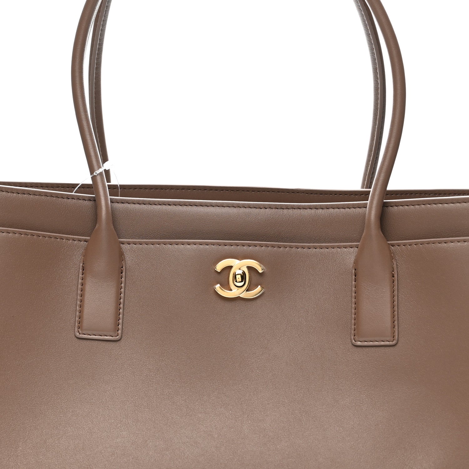 Chanel Calfskin Archetype Small Shopping Tote Light Brown 8 of 11