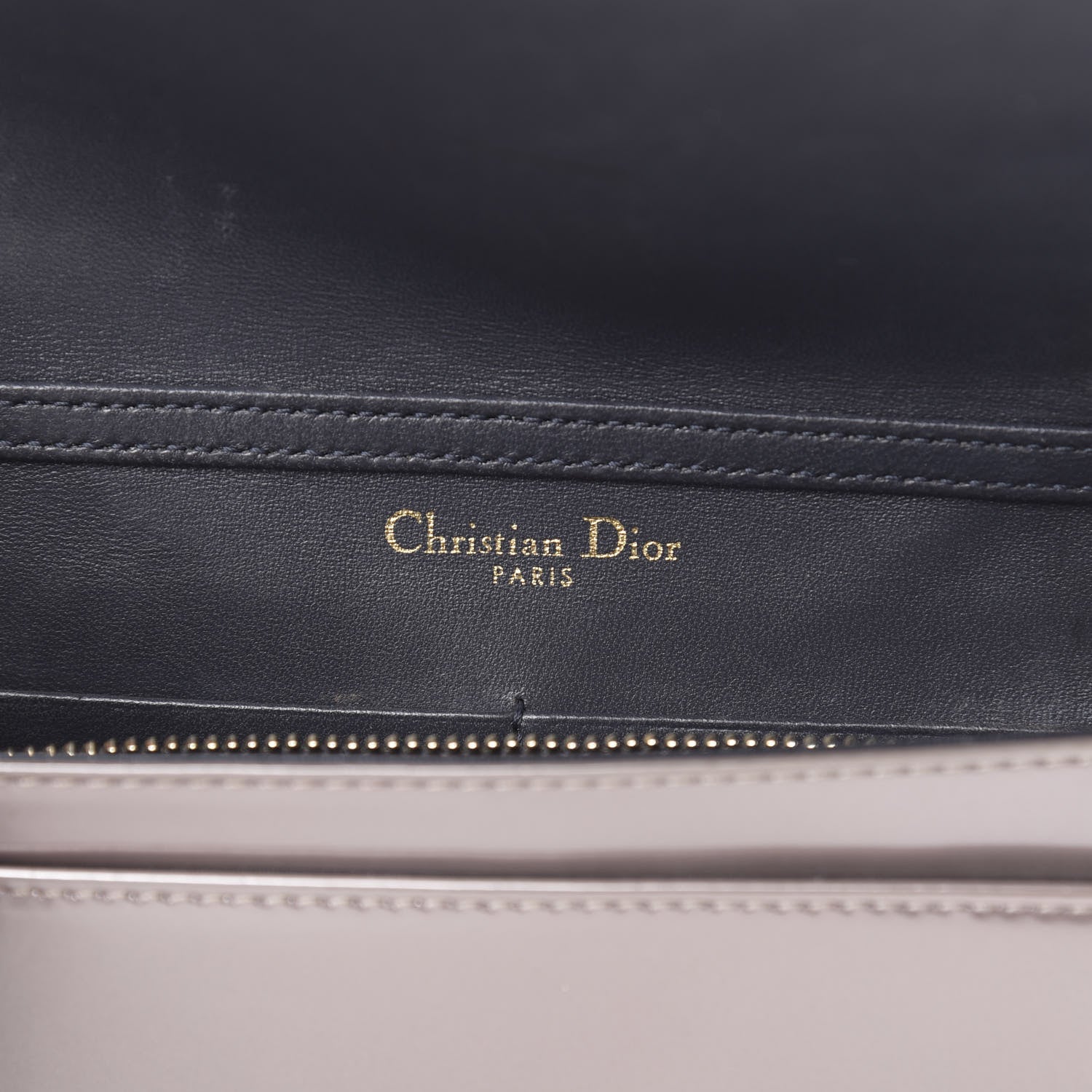 Christian Dior Metallic Patent Micro-Cannage Diorama Wallet on Chain Pouch Hyper Pink 6 of 14