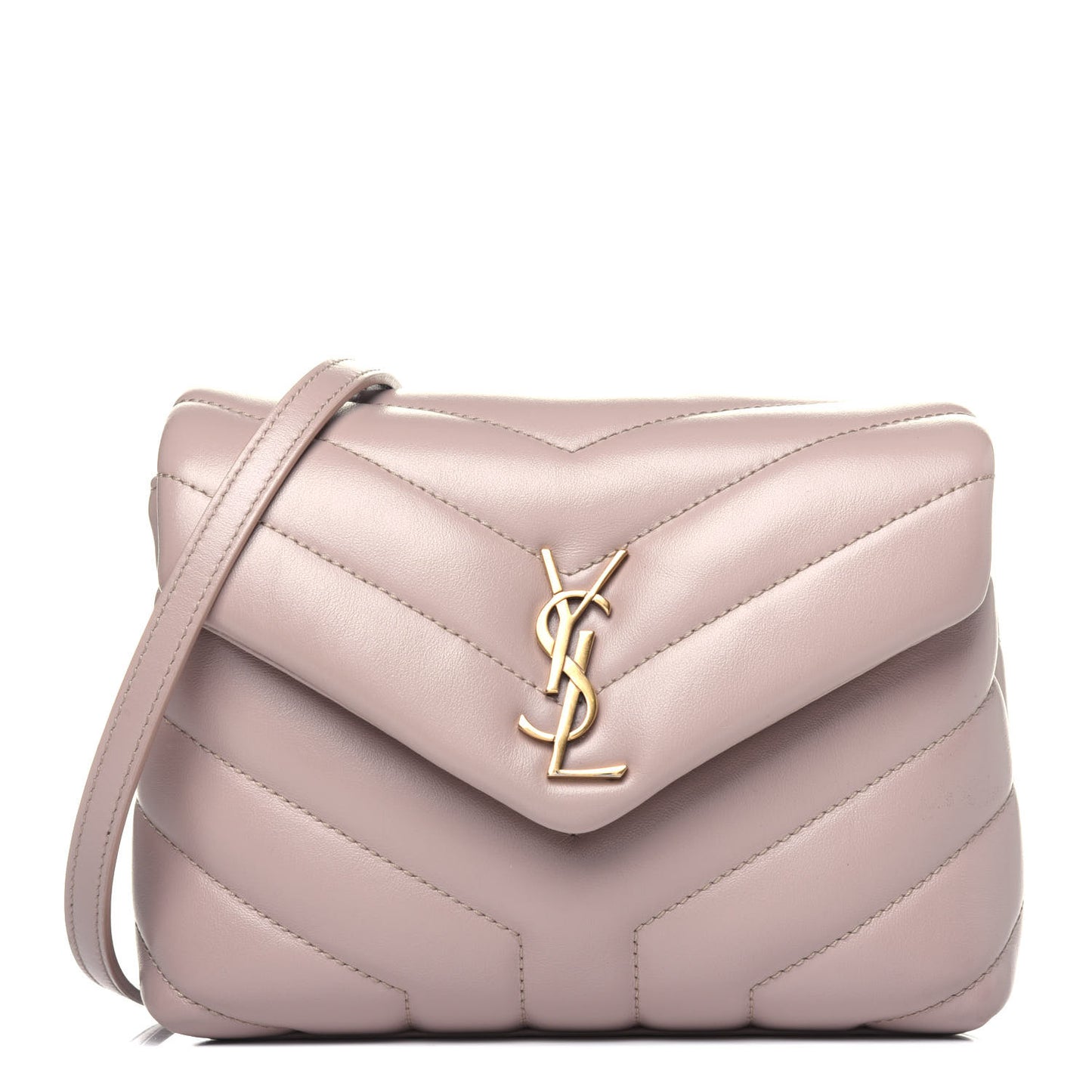 Calfskin Y Quilted Monogram Toy Loulou Crossbody Bag Light Natural