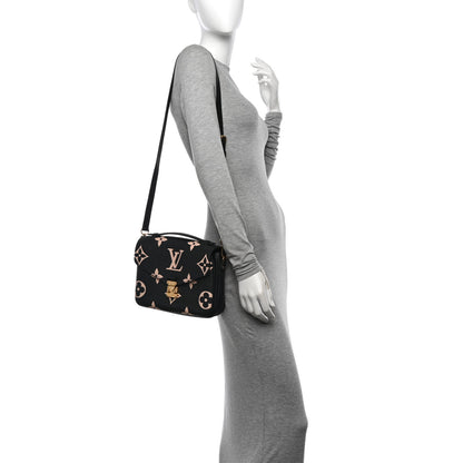 Louis Vuitton Empreinte Monogram Giant Pochette Metis Black Beige 2 of 9