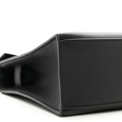 Hermes Swift Kelly Pochette Clutch Black 9 of 11
