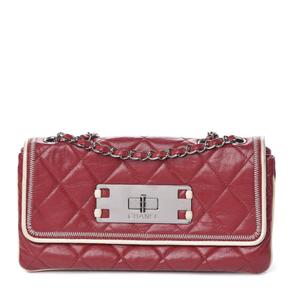 Chanel Lambskin Quilted East West Flap Red 1 of 15