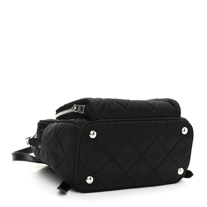 Prada Nylon Tessuto Impuntu Quilted Backpack Black 4 of 7