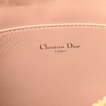 Christian Dior Supple Calfskin Cannage Large Caro Daily Pouch Rose Des Vents 6 of 7