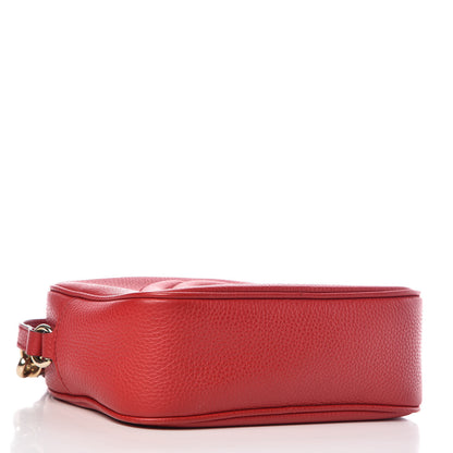 Gucci Pebbled Calfskin Small Soho Disco Bag Tabasco Red 4 of 10