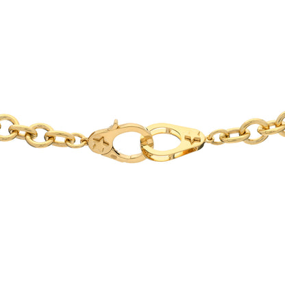 Foundrae 18K Yellow Gold Sister Hook Midsized Mixed Chain Necklace 19.5" 4 of 5