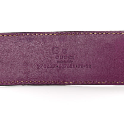Gucci Guccissima Wide Belt 70 28 Purple 3 of 5