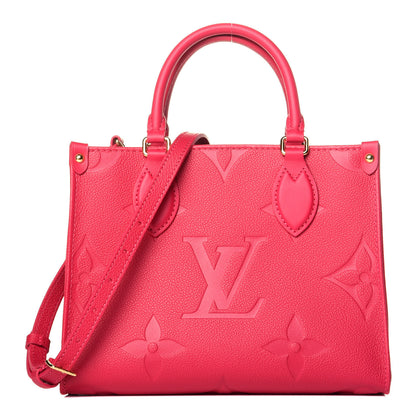 Louis Vuitton Empreinte Monogram Giant Onthego PM Freesia 1 of 10