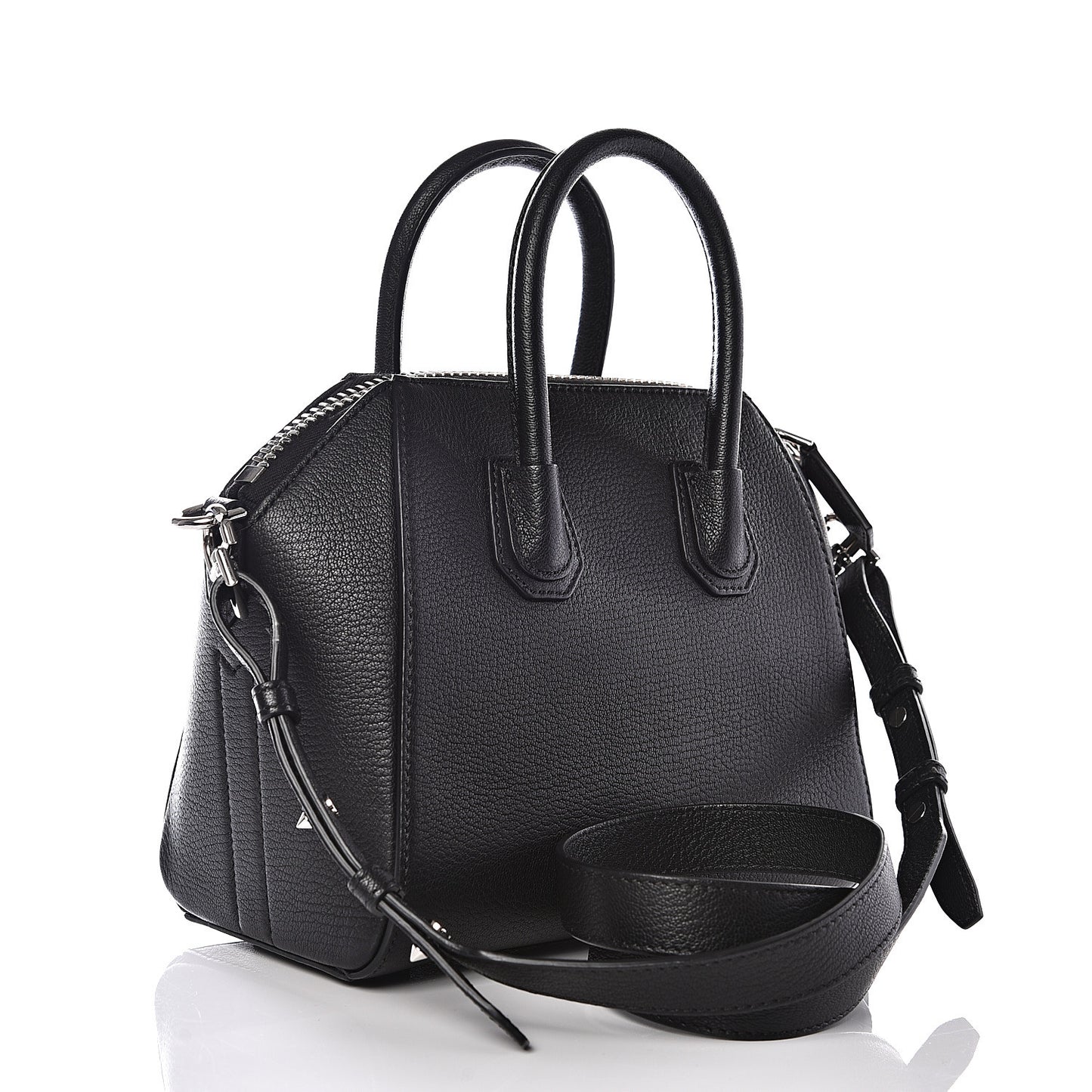 Sugar Goatskin Mini Antigona Black
