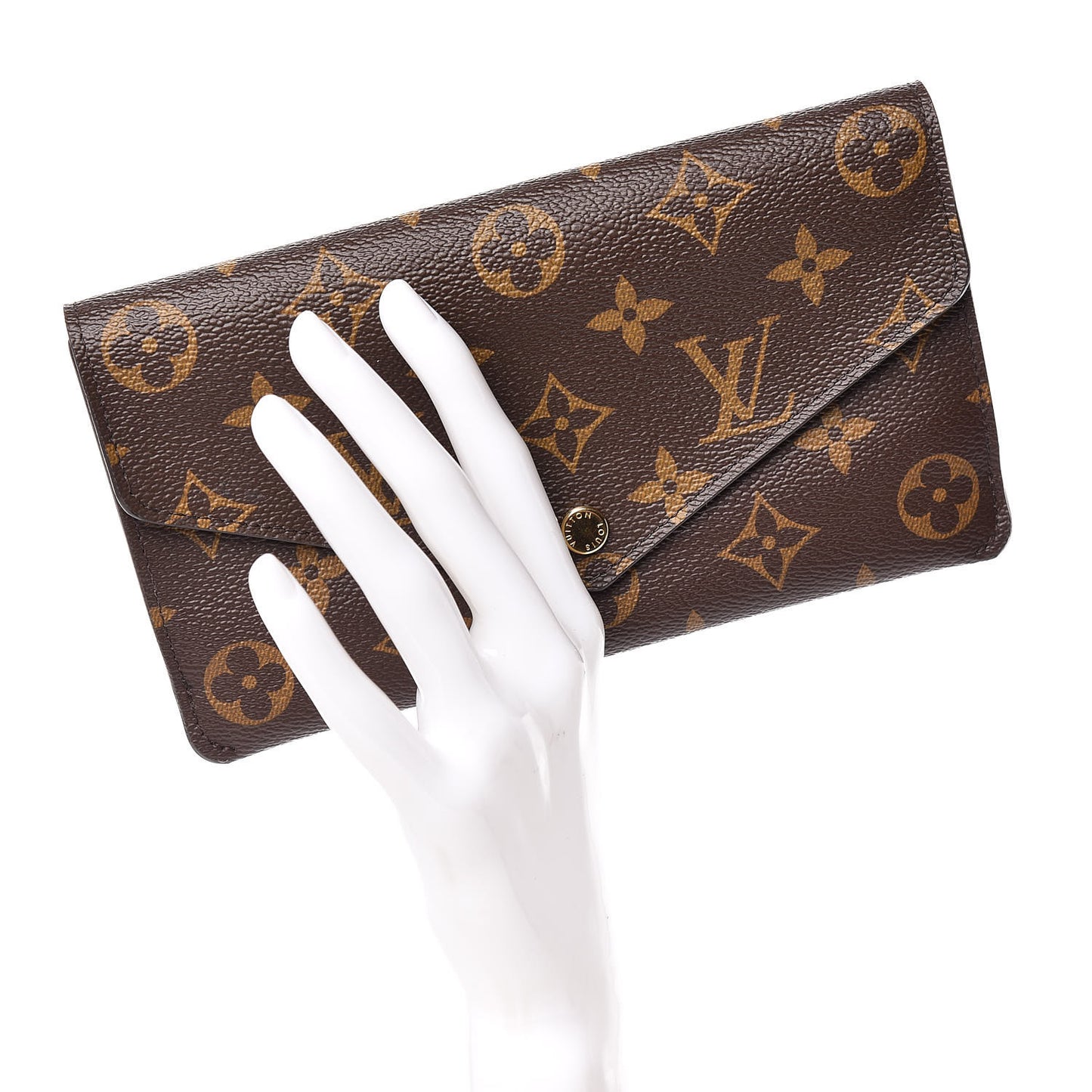 Monogram Jeanne Wallet Rose Ballerine