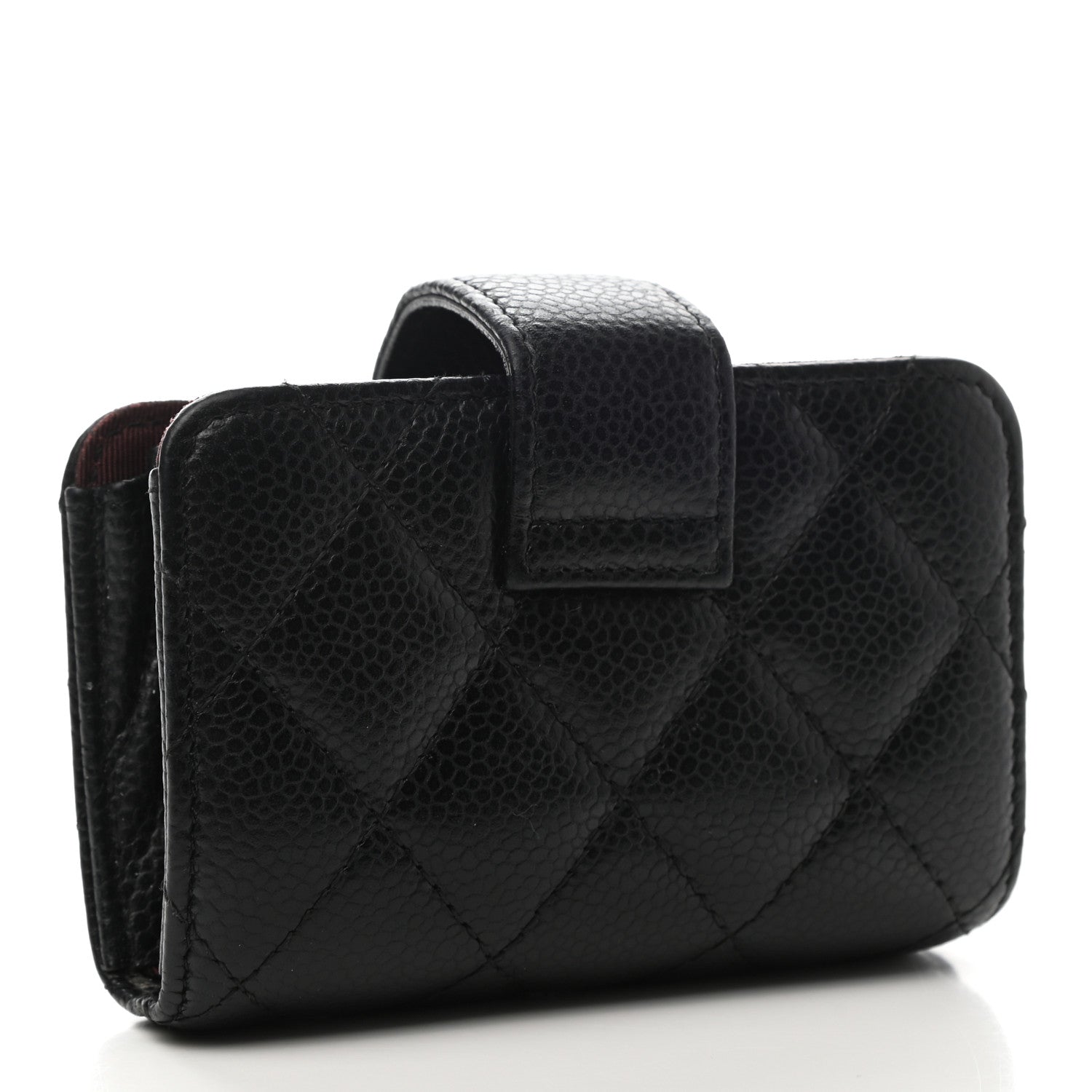 Chanel Caviar Quilted Gusseted Card Holder Black 3 of 7