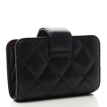 Chanel Caviar Quilted Gusseted Card Holder Black 3 of 7