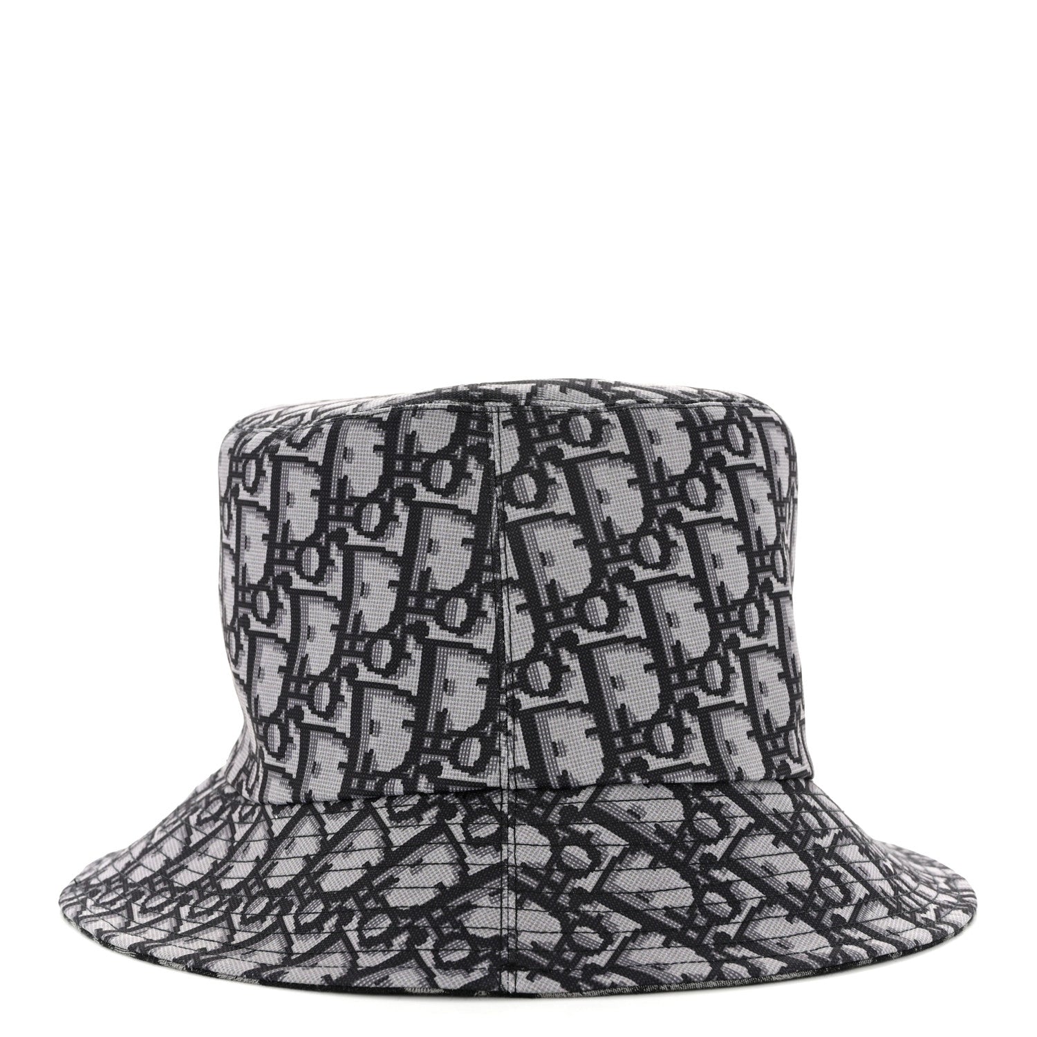 Christian Dior Oblique Reversible Leopard Bucket Hat 56 Grey 12 of 14
