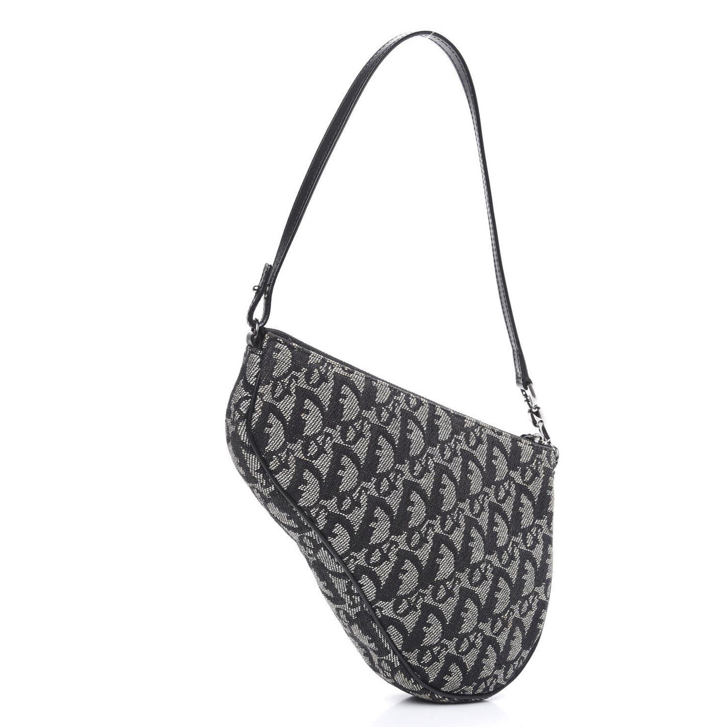 Monogram Mini Saddle Pochette Black