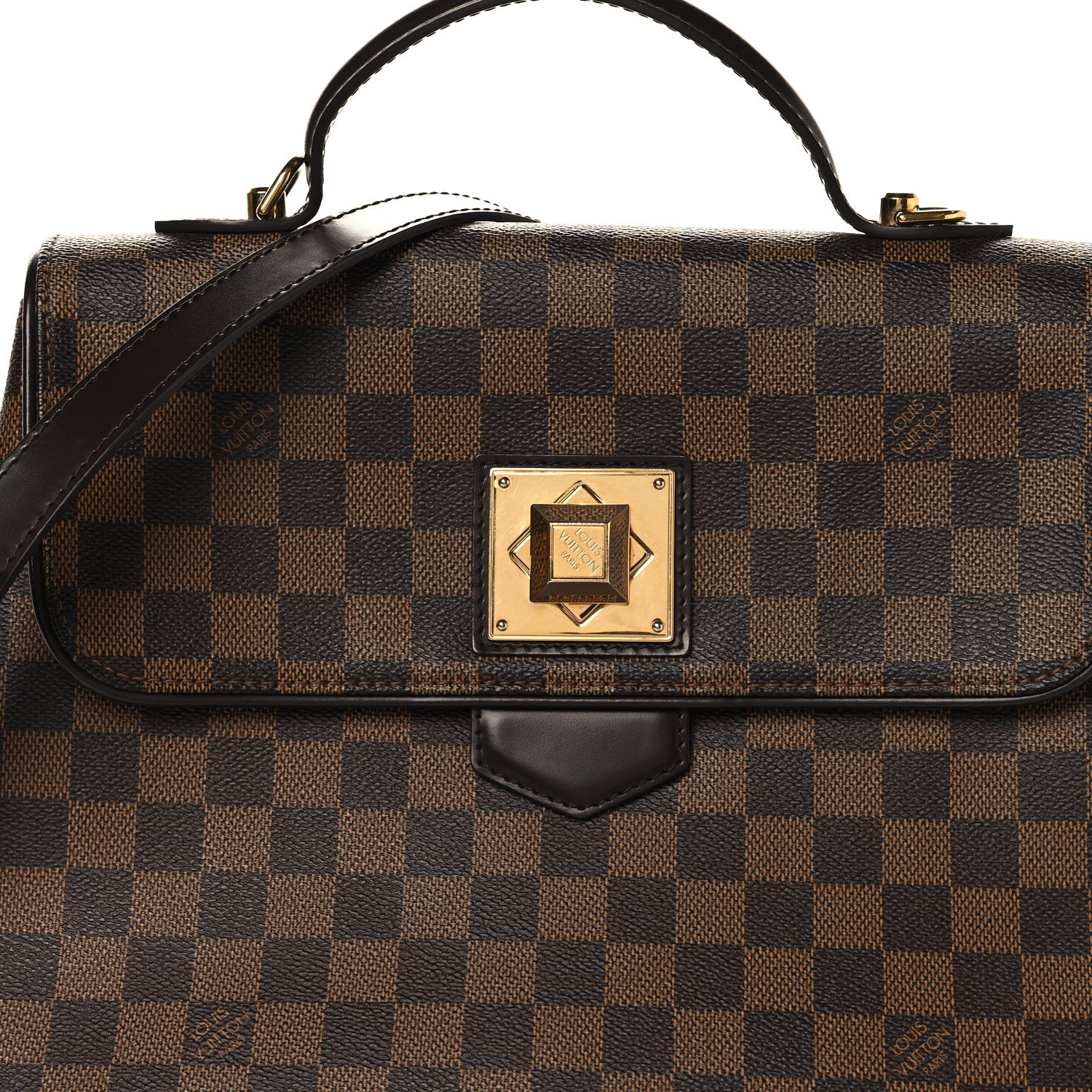 Louis Vuitton Damier Ebene Bergamo MM 6 of 10