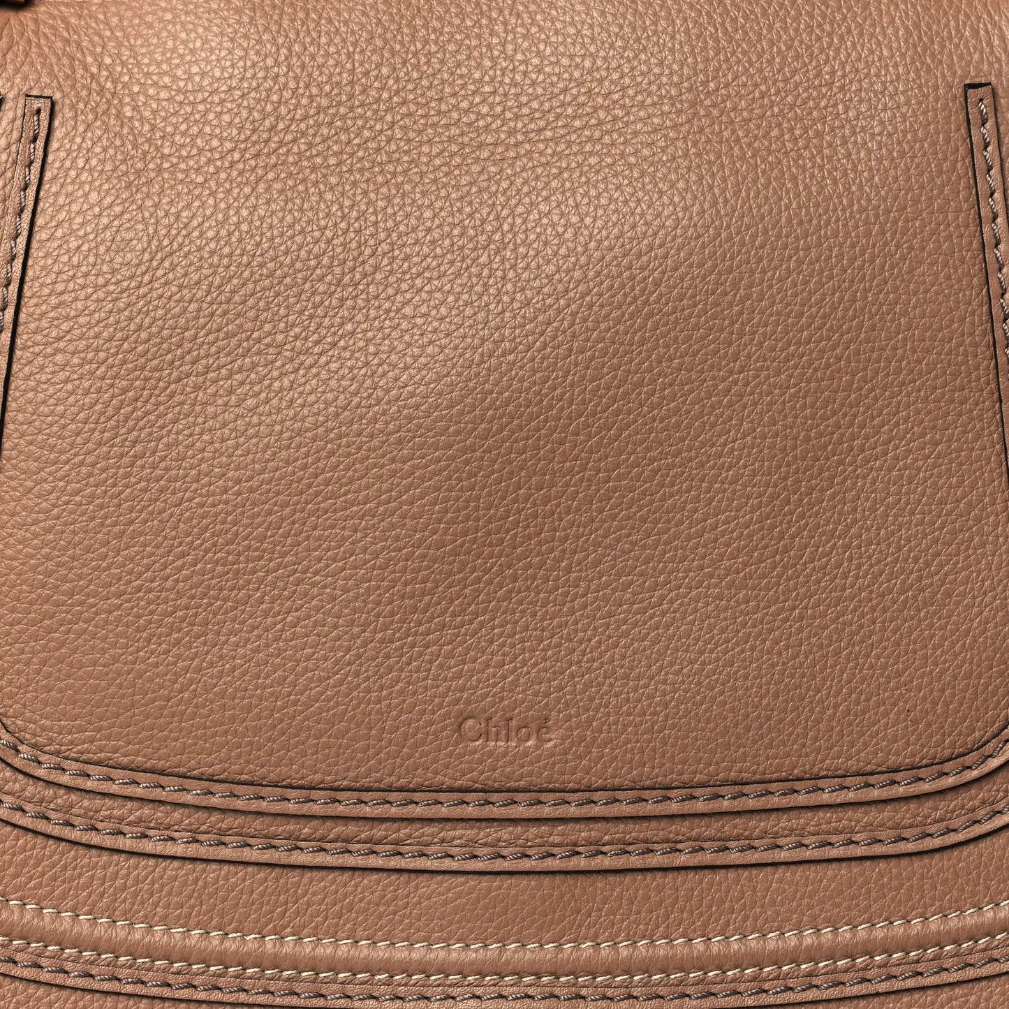 Calfskin Large Marcie Satchel Nut