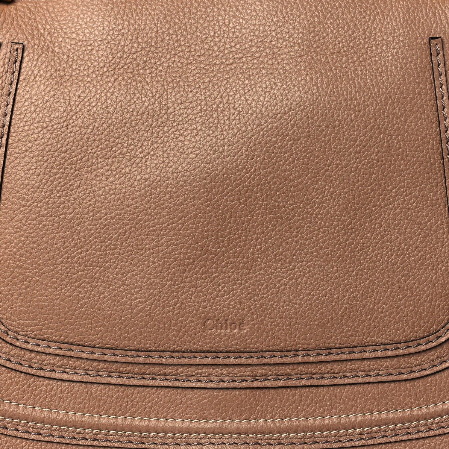 Chloe Calfskin Large Marcie Satchel Nut 7 of 9