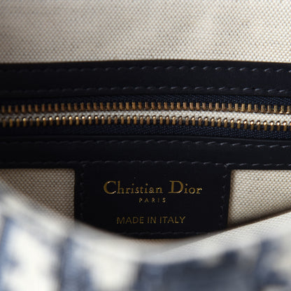 Christian Dior Oblique Saddle Bag Blue 8 of 10