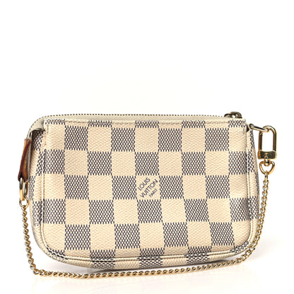 Louis Vuitton Damier Azur Mini Pochette Accessories 3 of 9