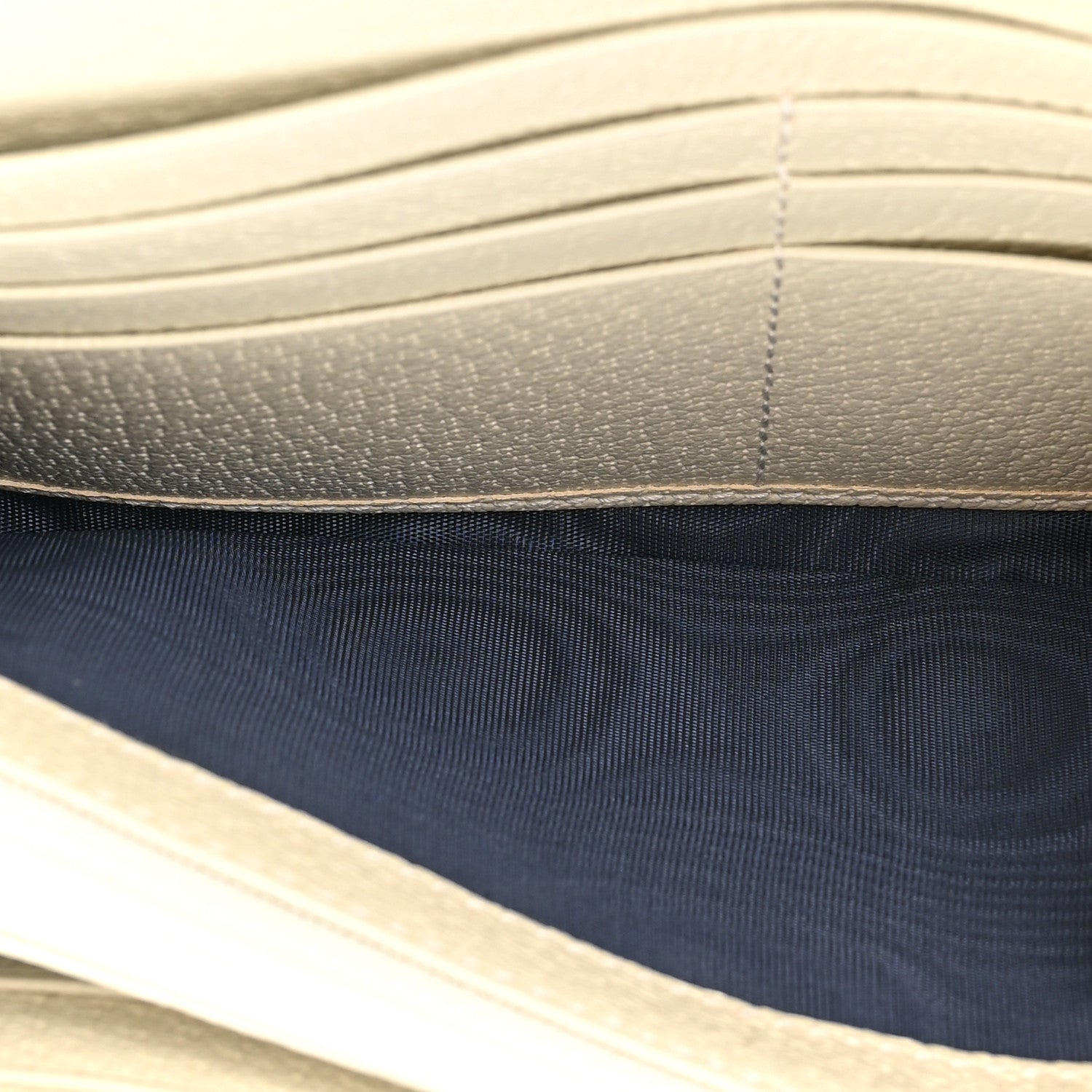 Gucci GG Supreme Monogram Textured Calfskin Web Ophidia Continental Wallet Beige White 8 of 15