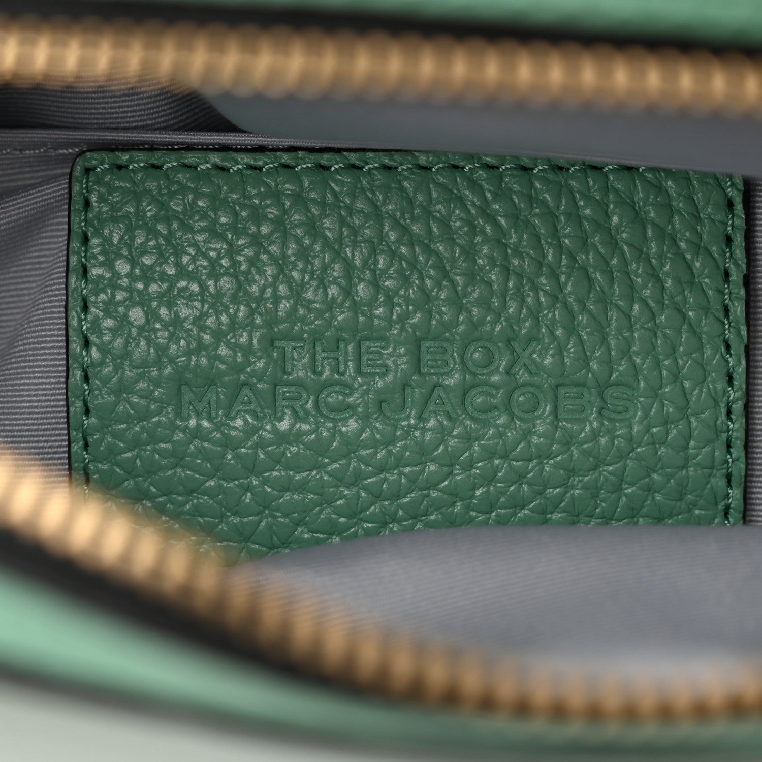 Marc Jacobs Calfskin Mini The Textured Box Bag Malachite 7 of 11