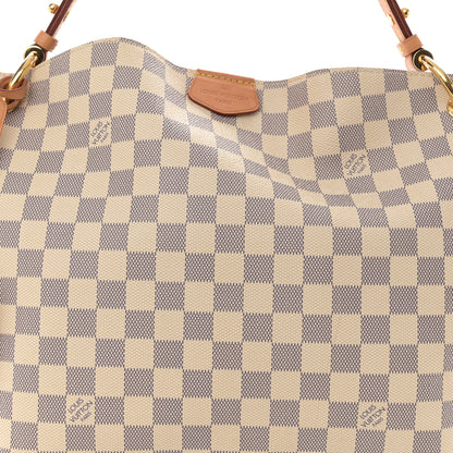 Louis Vuitton Damier Azur Graceful PM Rose Ballerine 7 of 11