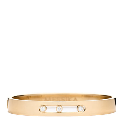 Messika 18K Yellow Gold Diamond Move Joaillerie Bangle Bracelet 1 of 3