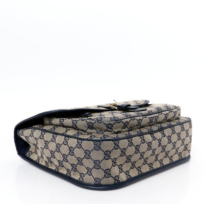 Gucci Monogram Web Childrens Messenger Bag Beige Blue 4 of 11