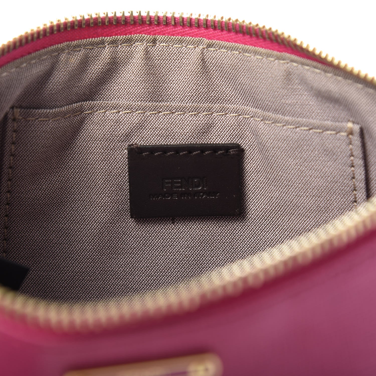 Fendi Vitello Elite Pochette Ciclamino 8 of 9