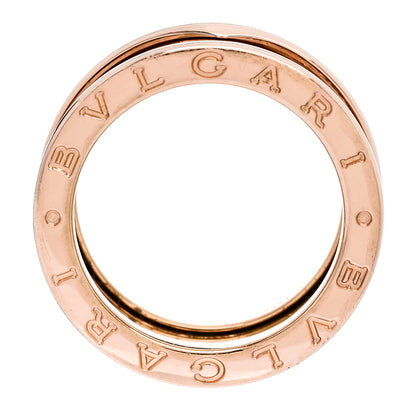 Bulgari 18K Rose Gold B.Zero1 Three-Band Ring 52 6 4 of 6