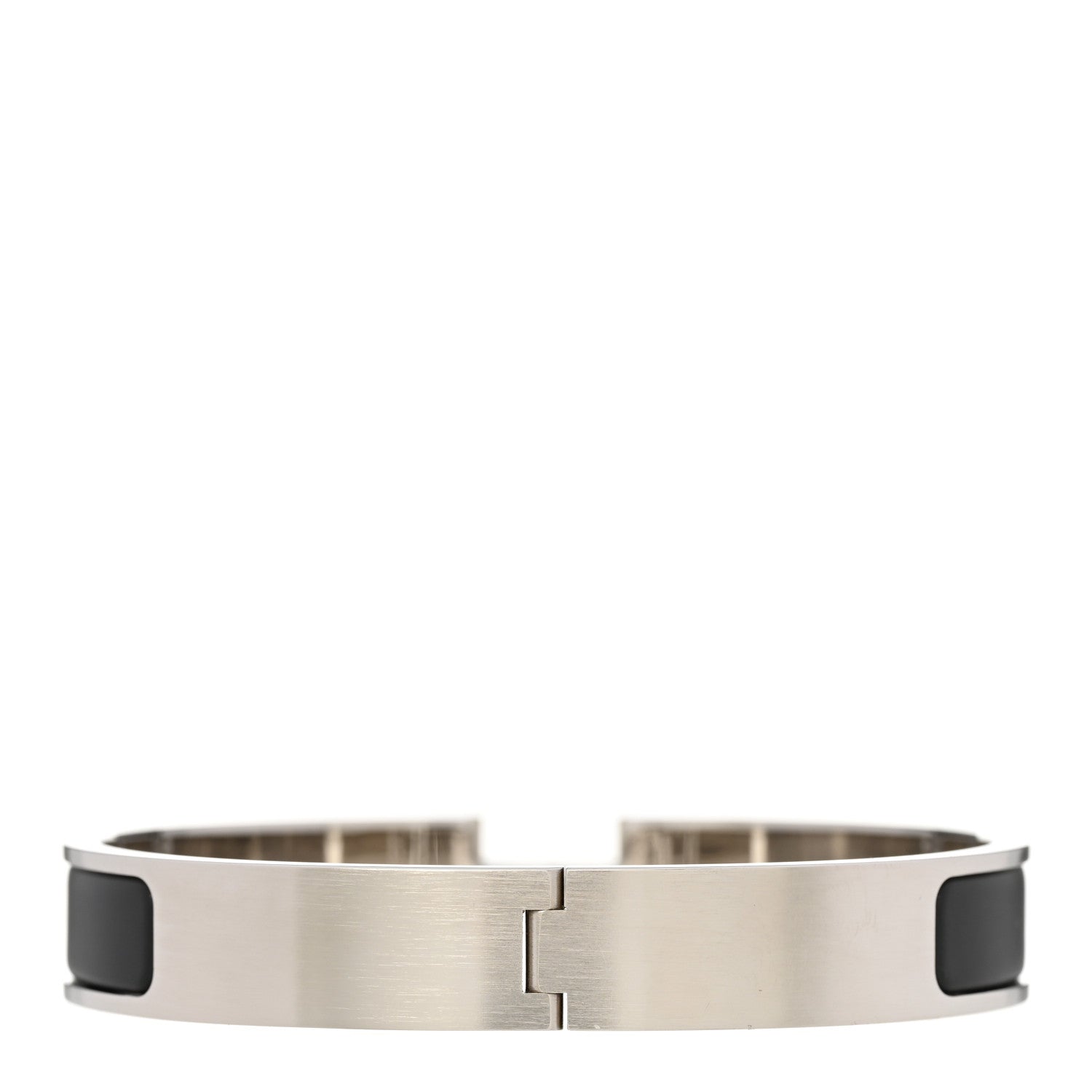 Hermes Matte Enamel Narrow Clic Clac HH Bracelet GM Black 3 of 6