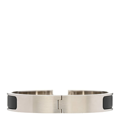 Hermes Matte Enamel Narrow Clic Clac HH Bracelet GM Black 3 of 6