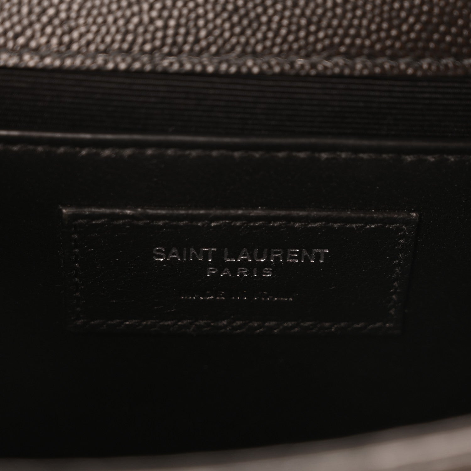 Saint Laurent Grain De Poudre Small Monogram Kate Satchel Black 7 of 12
