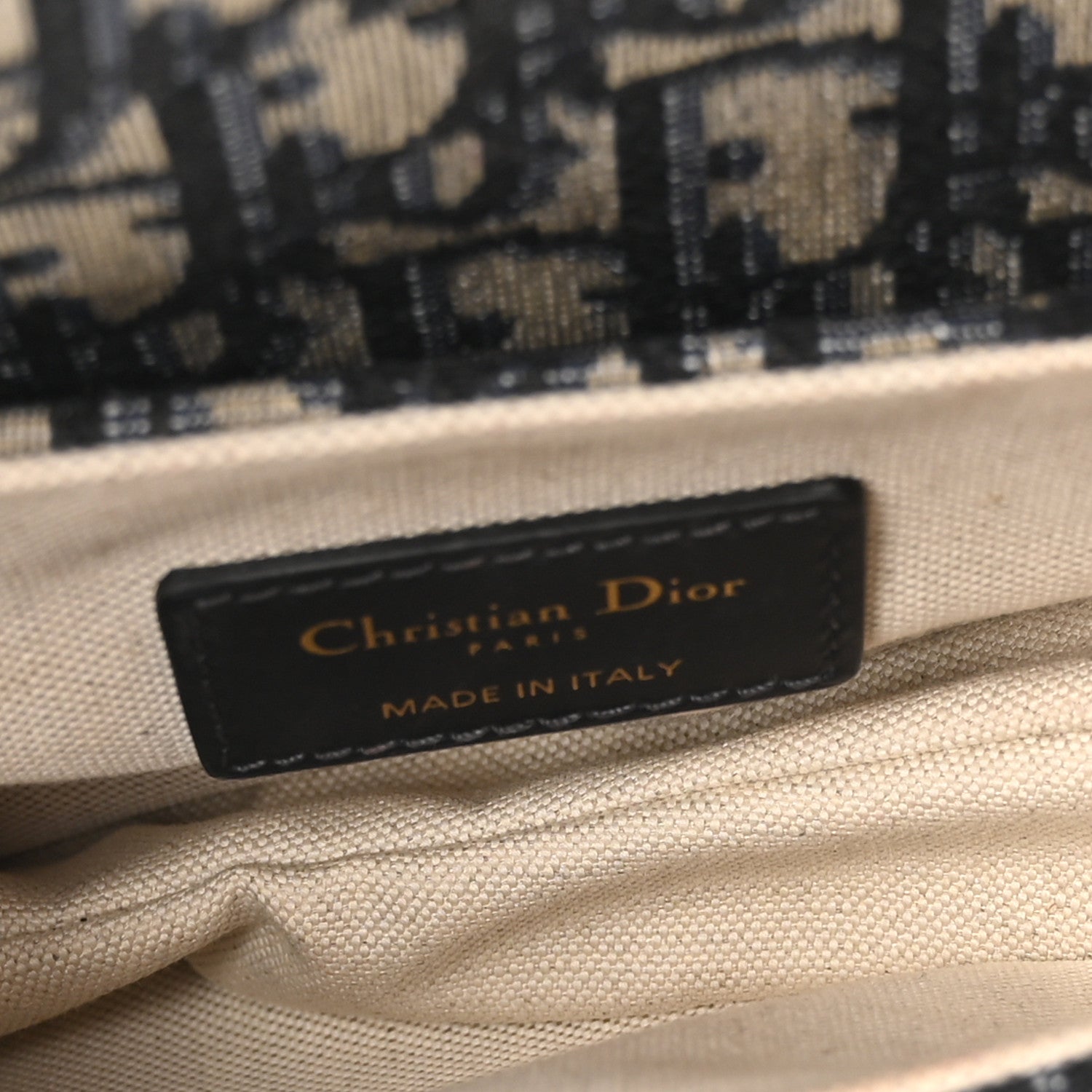 Christian Dior Oblique Mini Saddle Bag Blue 5 of 10
