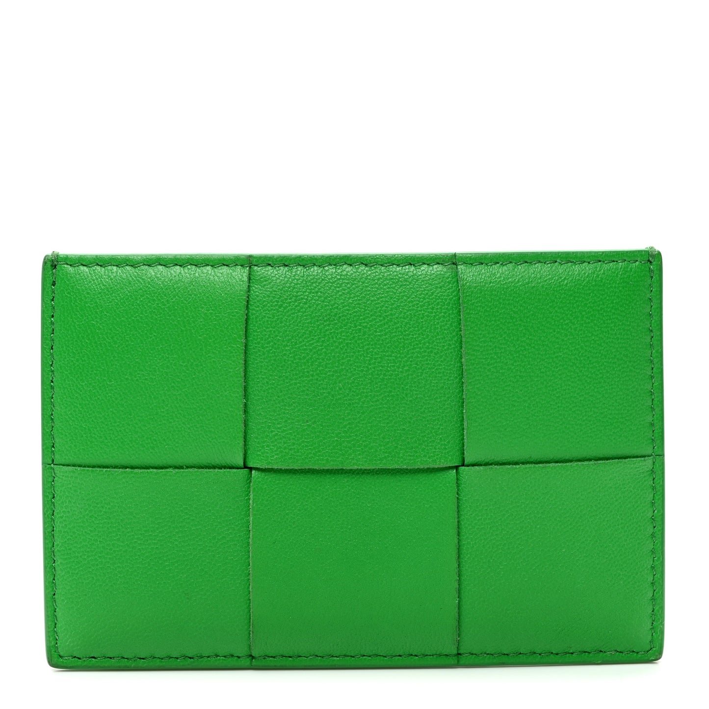 Nappa Maxi Intrecciato Card Holder Parakeet