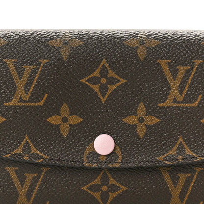 Louis Vuitton Monogram Emilie Wallet Rose Ballerine 7 of 7