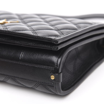 Saint Laurent Lambskin Quilted Mini Becky Chain Bag Black 10 of 10