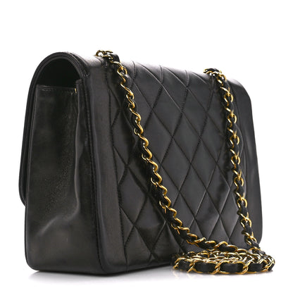 Chanel Lambskin Quilted Medium Single Flap Black 3 of 11