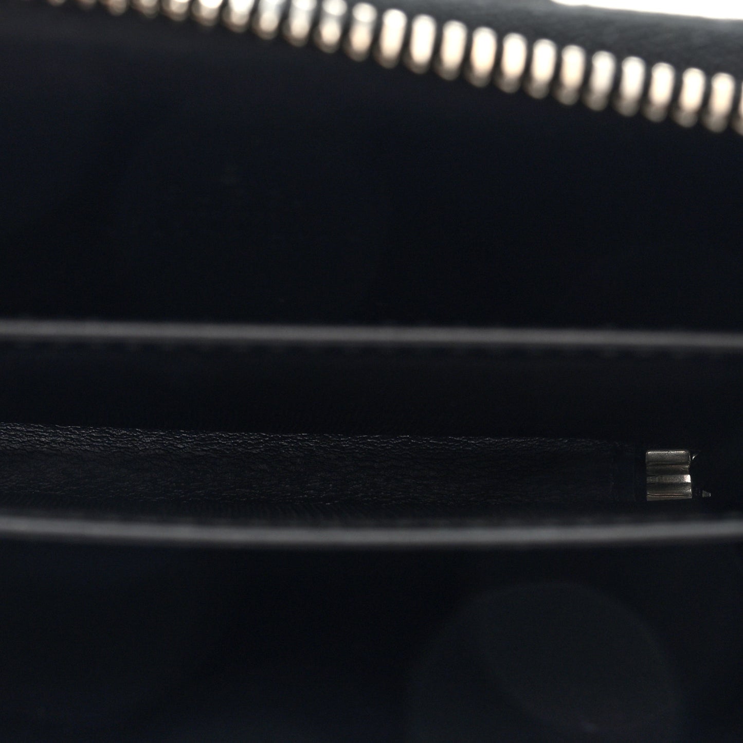 GG Supreme Monogram Zip Around Card Case Black