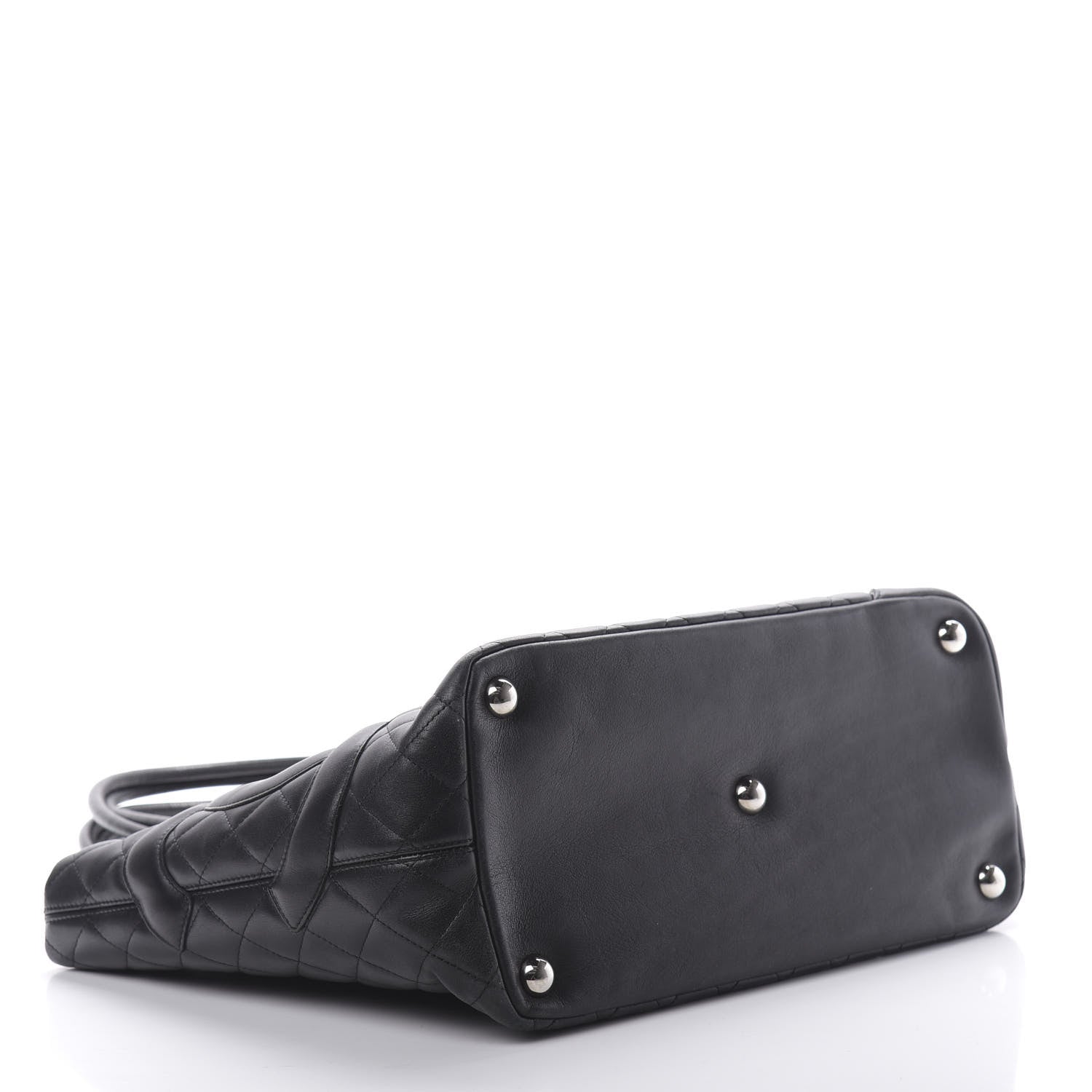 Chanel Calfskin Quilted Large Cambon Tote Black 4 of 18