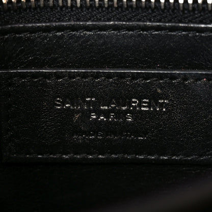 Saint Laurent Smooth Calfskin Monogram Cassandra Clasp Bag Electric Fuchsia 6 of 9