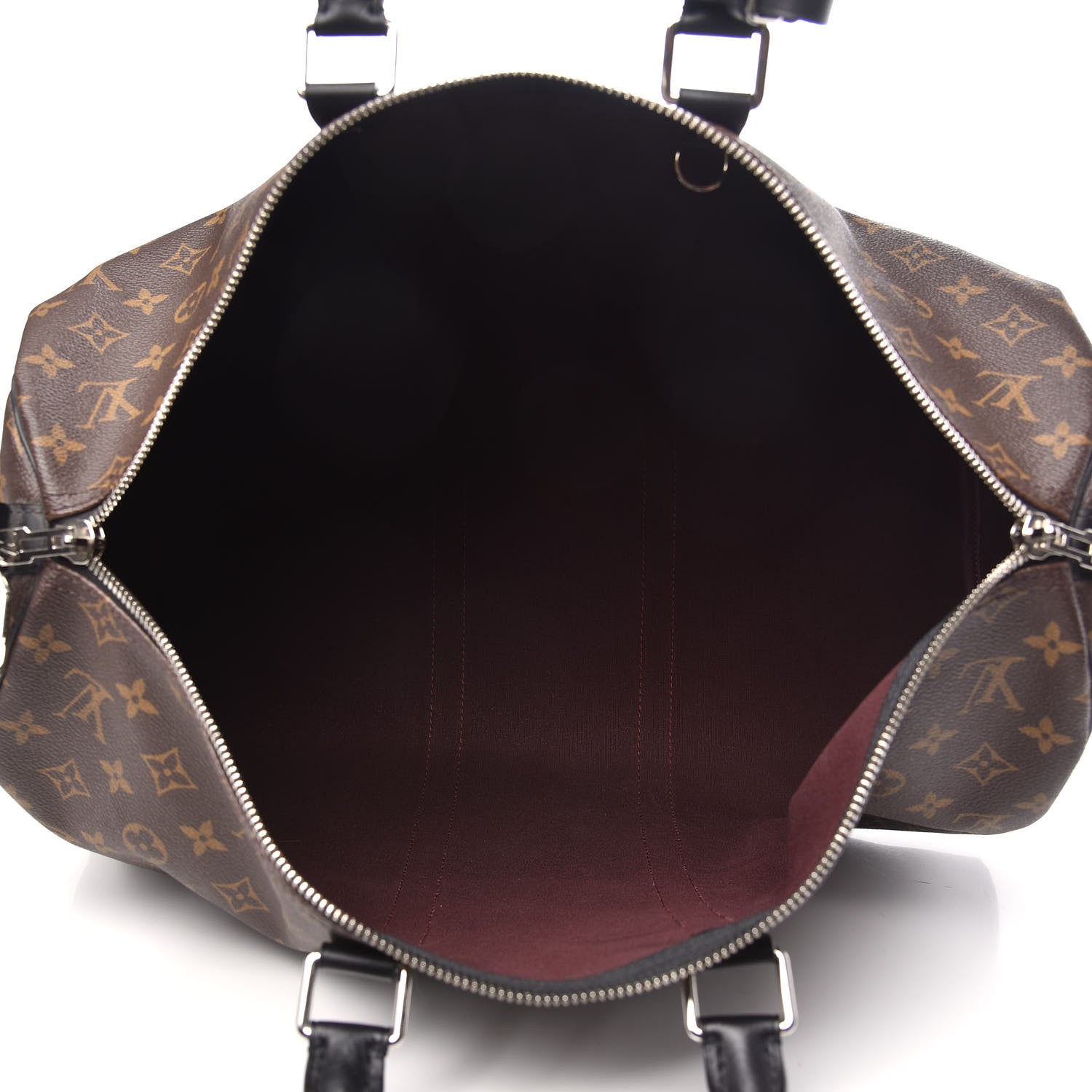 Louis Vuitton Monogram Macassar Keepall Bandouliere 45 4 of 8