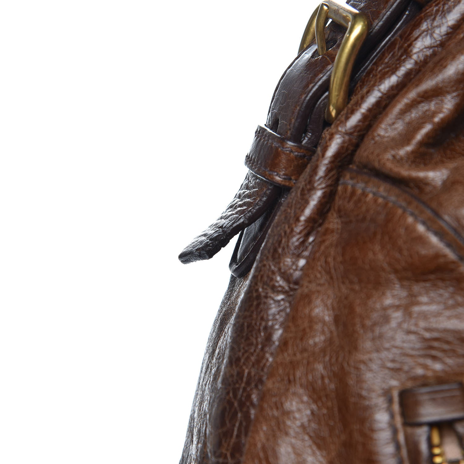 Prada Vitello Shine Hobo Nocciolo 13 of 13