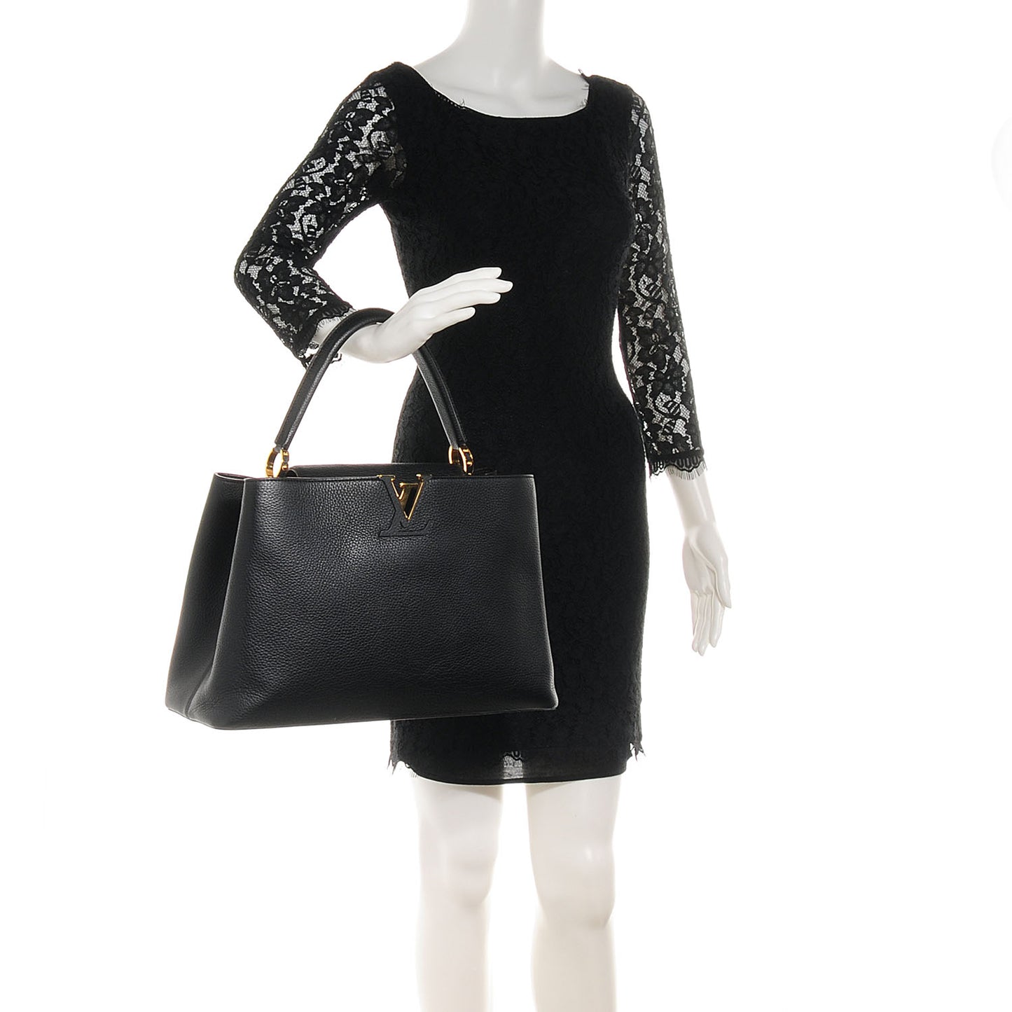 Taurillon Capucines GM Black
