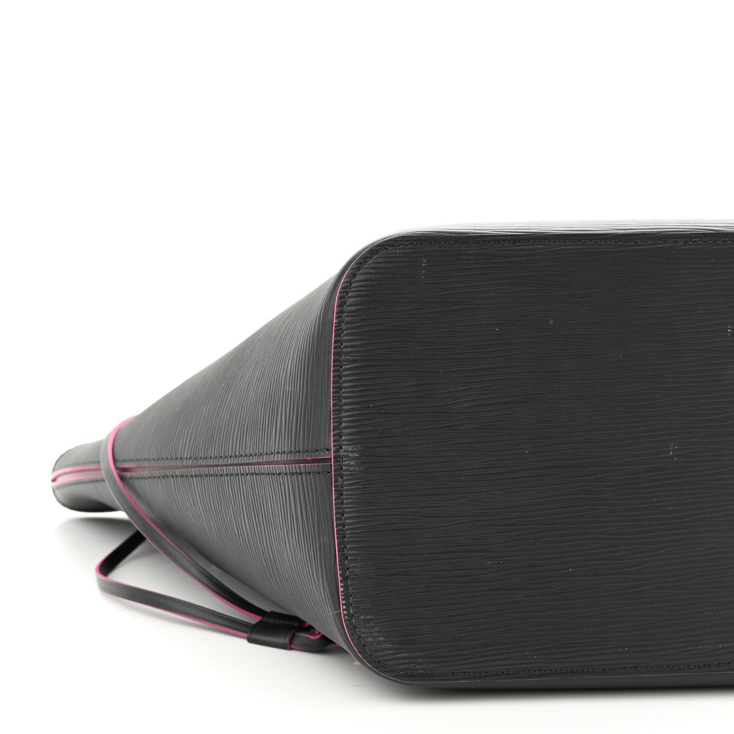 Louis Vuitton Epi Neverfull MM Black Hot Pink 9 of 12