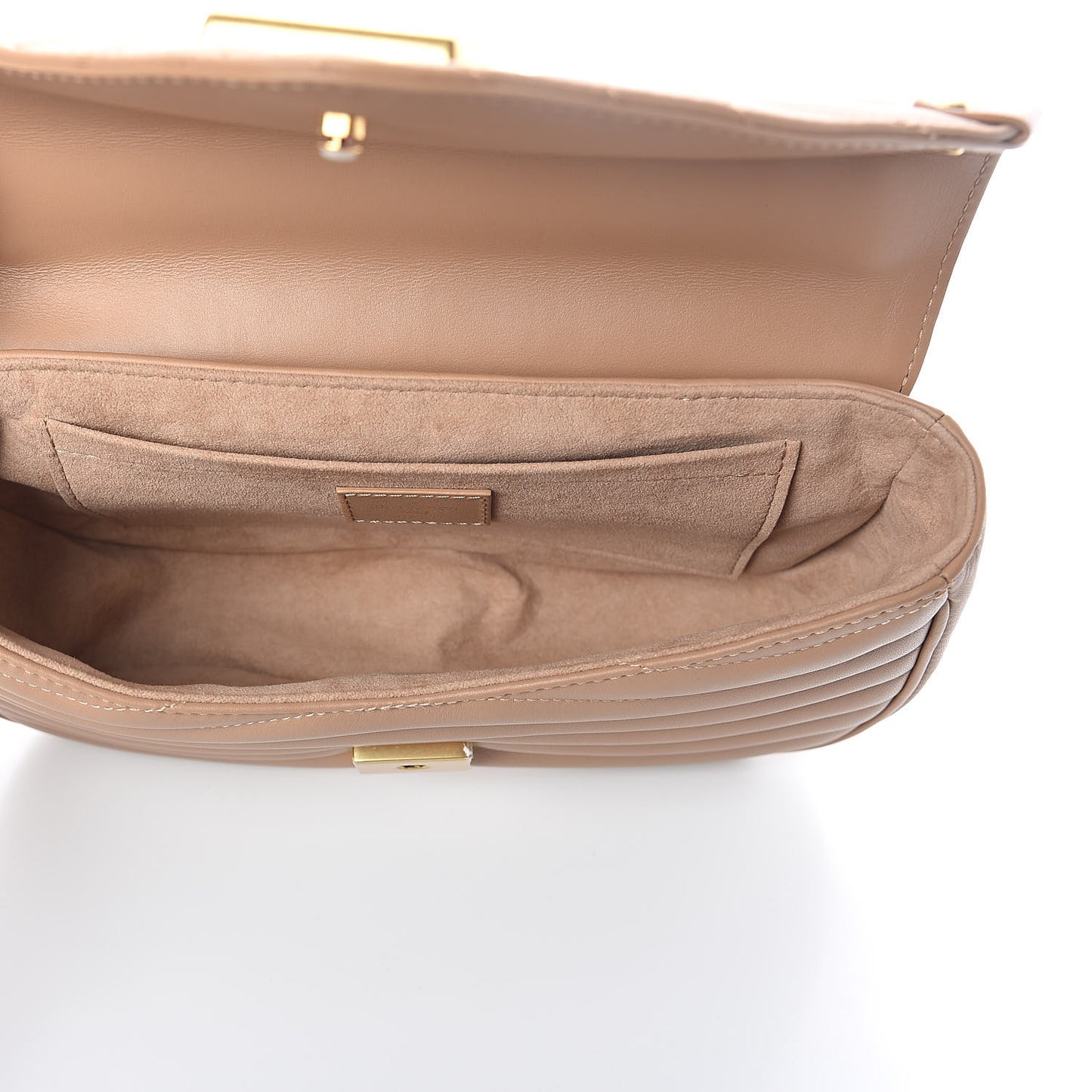 Calfskin New Wave Chain MM Noisette