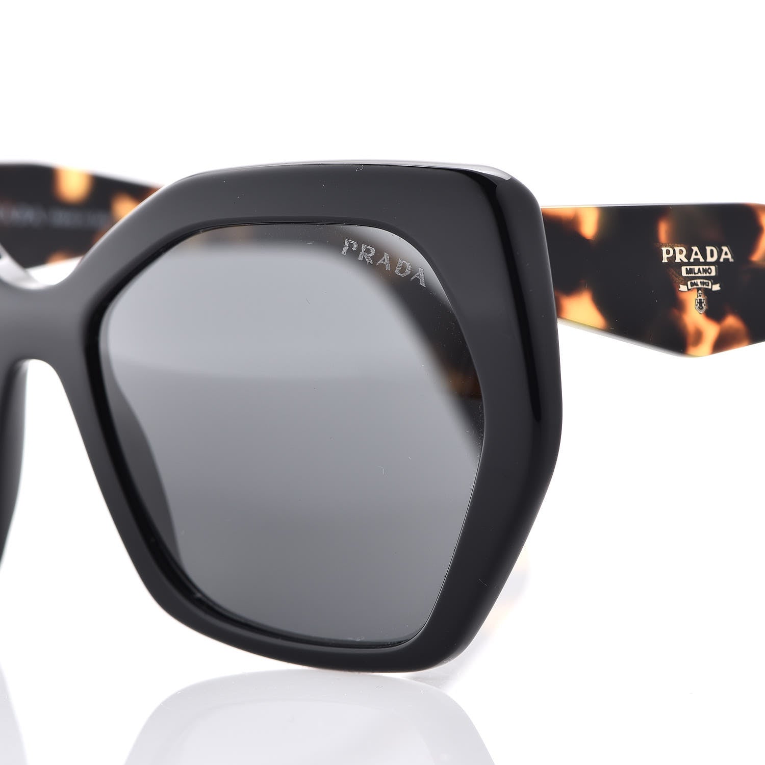 Prada Sunglasses SPR 16R Black Tortoise 8 of 9