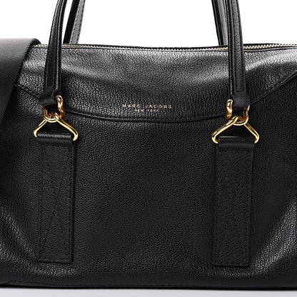 Marc Jacobs Pebbled Calfskin Wellington Satchel Black 7 of 17